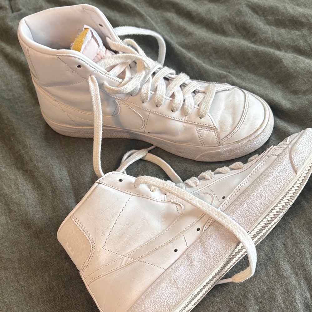 Nike White High-Top Sneakers